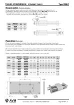 Table manuelle économique Type 309B-6