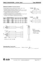 Tables d'élévation Type 309E-6