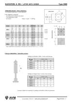 Tables d'élévation à vis Type 308N-5