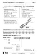 Unités de guidage pour vérins électriques ISO15552 Type 32*60-2