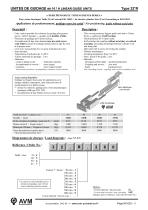 Unités de guidage pour vérins électriques ISO15552 Type 32*60-4