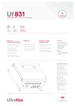 Uf 831 - Débitmètres fixes à ultrasons pour conduites en charge - 1