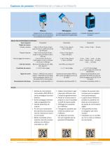 CAPTEURS DE FLUIDES - APERÇU DES PRODUITS - 10