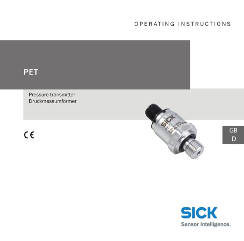 PET Pressure transmitter