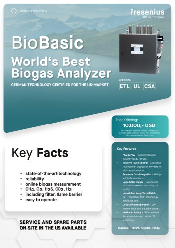 BioBasic: Certified for the US Market (ETL)