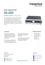 Gas Analyzer GA220 Biomethane Data Sheet