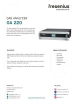 Gas Analyzer GA220 Data Sheet