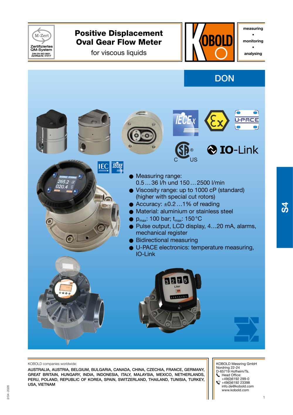 DON - KOBOLD INSTRUMENTATION