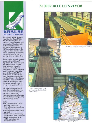 KMI Slider Belt Conveyor