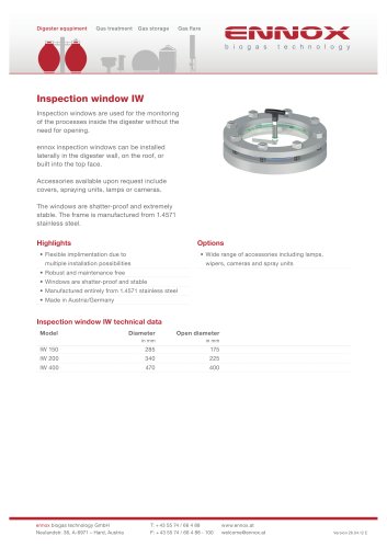 Inspection window IW