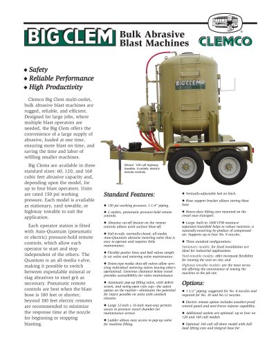 Big Clem Bulk Blast Machine (Rev. E)