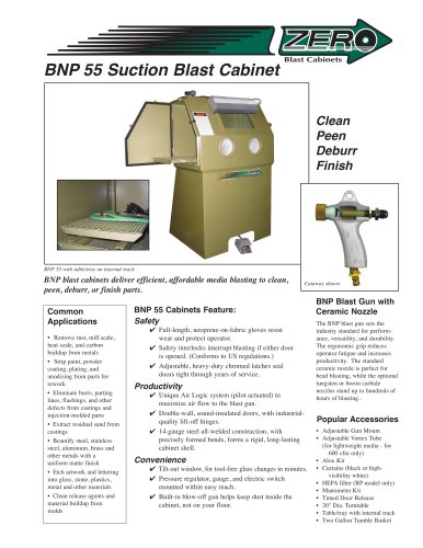  BNP 55 Suction Blast Cabinet (Rev. D