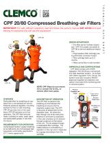 CPF 20/80 Compressed Breathing-air Filter