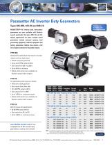 Pacesetter AC Inverter Duty Gearmotors