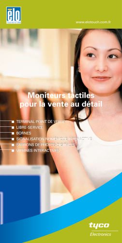 Moniteurs tactiles pour la vente au détail