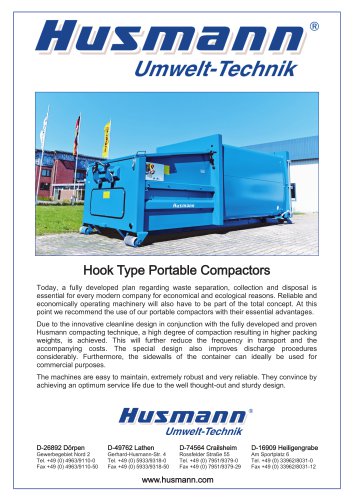 Hook Type Portable Compactor SEN/SEL