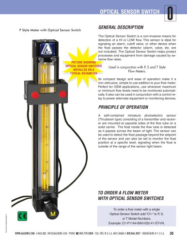 OPTICAL SENSOR SWITCH O