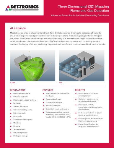 Det-Tronics 3D Mapping Flame & Gas Detection