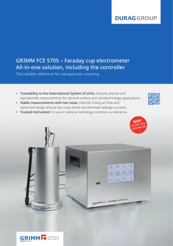 GRIMM FCE 5705 – Faraday cup electrometer All-in-one solution, including the controller