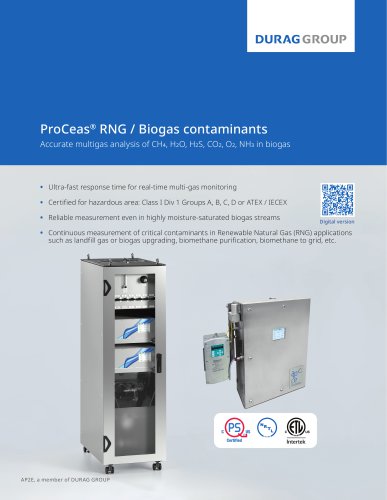 ProCeas® RNG / Biogas contaminants