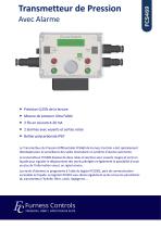 FCS469 - Transmetteur de pression différentielle avec alarme - 1