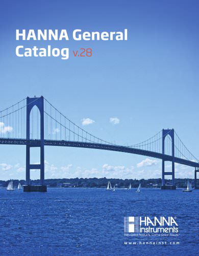 HANNA General Catalogv.28