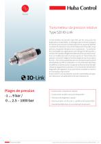 Capteur de pression 520 IO-Link -1 ... 9 bar / 0 ... 2.5 – 1000 bar