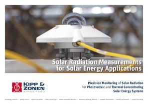 Solar Radiation Meausrements in Solar Energy