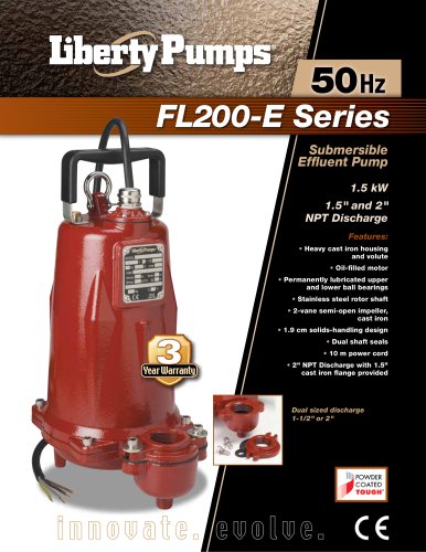 FL200-E Series Sewage Pumps