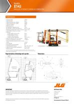 Accessoires et optionsSpécifications standardCaractéristiques standardModèle X14J NACELLES À FLÈCHE À CHENILLES COMPACTES - 2