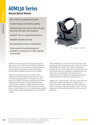 AOM130 Optical Mount