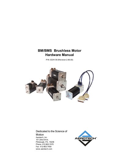 BM/BMS Brushless Motor Hardware