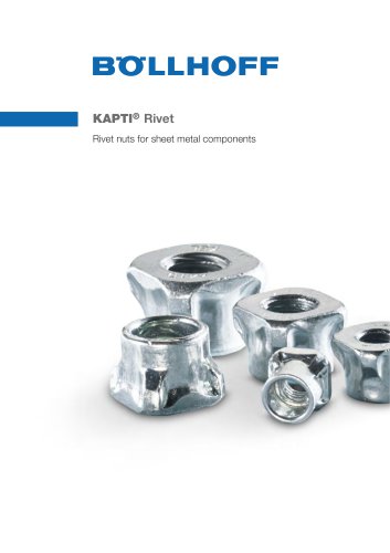 KAPTI® Rivet - Captive nuts