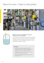 Catalogue produits: Radar à ondes guidées VEGAFLEX (Mesure de niveau)