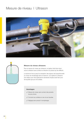 Catalogue produits: Ultrason VEGASON (Mesure de niveau)