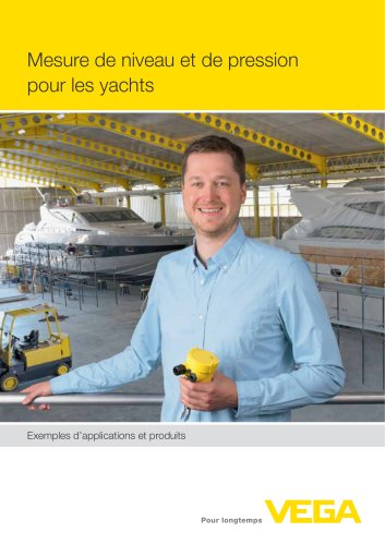 Mesure de niveau et de pression pour les yachts