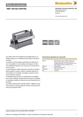 HDC 16A SLU 2PG16G