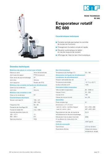 Evaporateur Rotatif RC 600