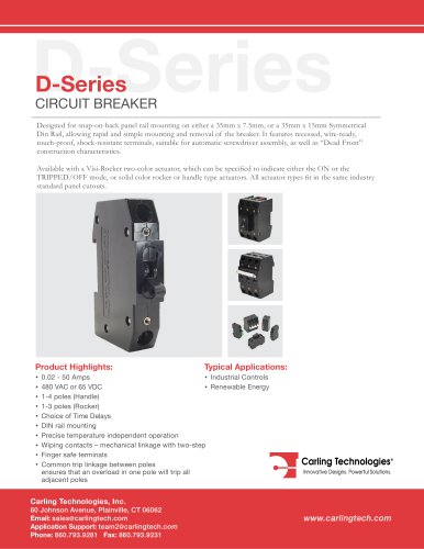 D-Series Circuit Breaker