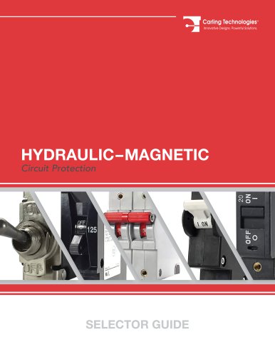 Hydraulic-Magnetic Circuit Protection Product Selector Guide