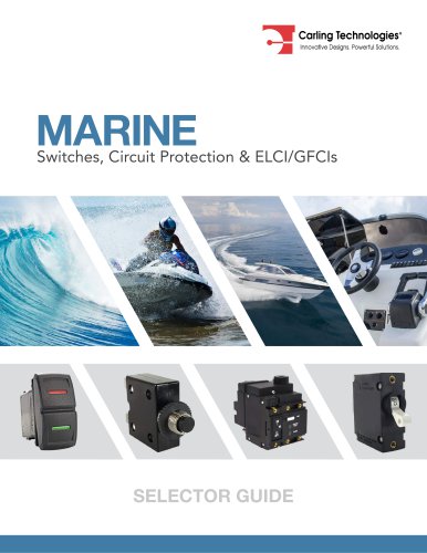 Marine Switches and Circuit Protection Product Selector Guide