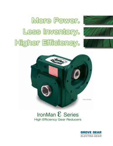 Grove Gear IronMan E Series Brochure