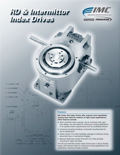 CAMCO RD/Intermittor Index Drives (C)