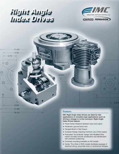 CAMCO Right Angle Index Drives (F)