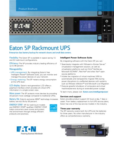 5P Rackmount (500-3000 VA)