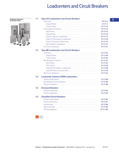 Loadcenters and Circuit Breakers