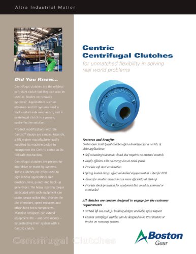 Centric Centrifugal Flyer