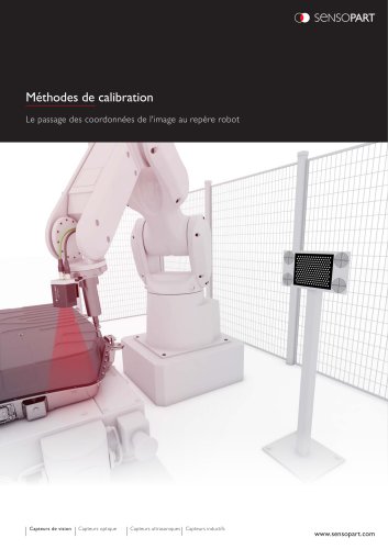 Méthodes de calibration Le passage des coordonnées de l'image au repère robot