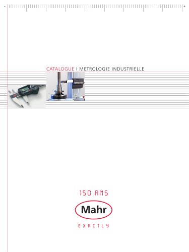 Mahr catalogue