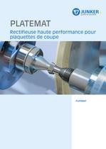 PLATEMAT - Rectifleuse haute performance pour plaquettes de coupe - 1